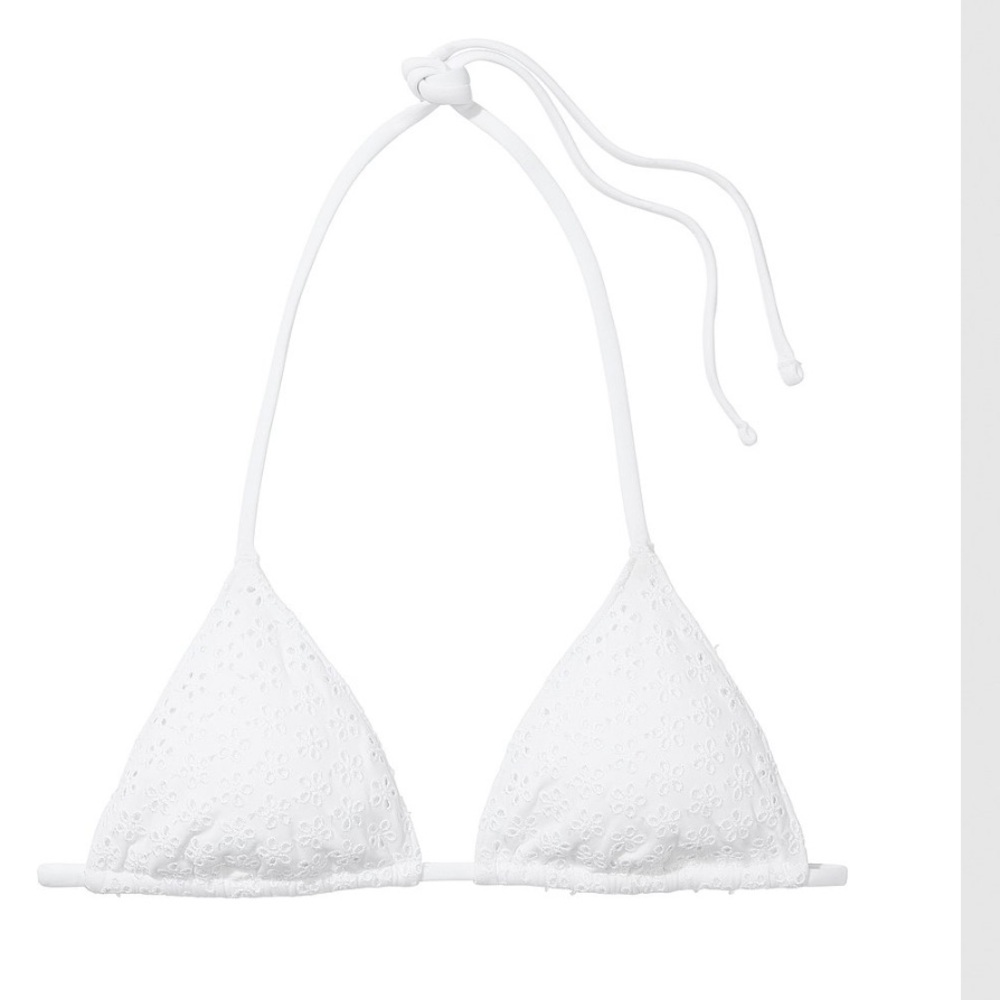 PINK by Frankies Cape May Eyelet Bikini Top & Moon Bay Eyelet Bikini Bottom - Picture 2 of 8